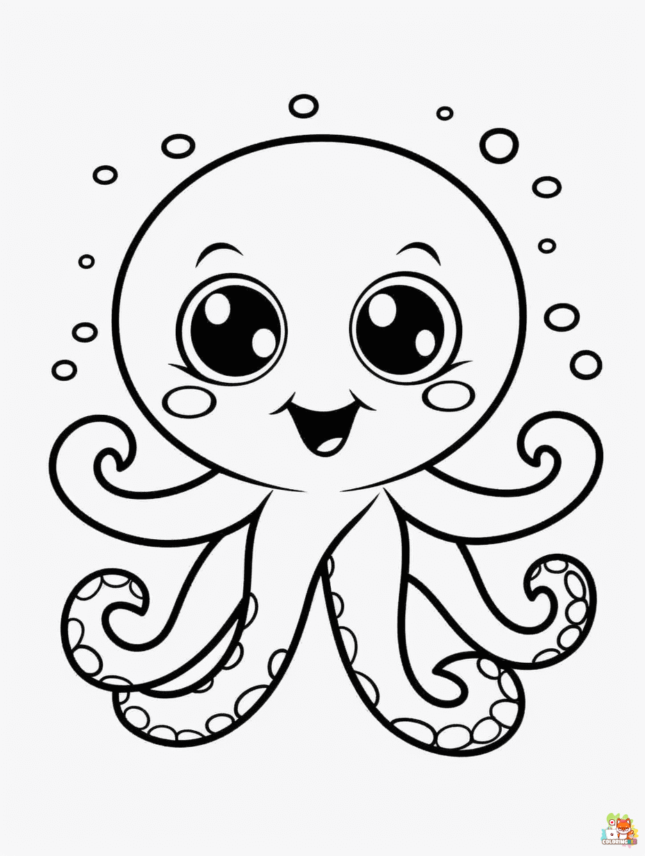 sea animals coloring pages 1