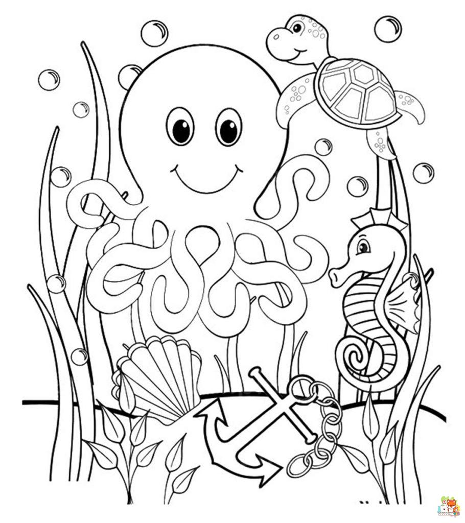 sea creatures coloring pages 6