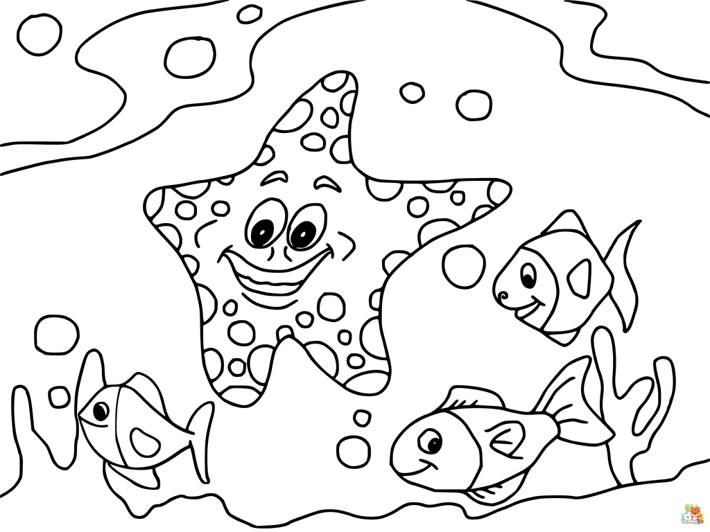 sea creatures coloring pages printable free