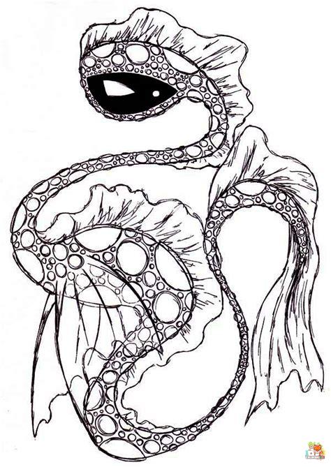 sea monster coloring pages to print