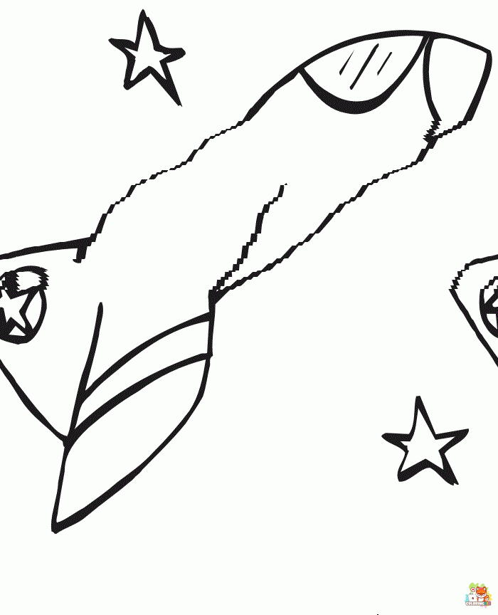 spaceship coloring pages 1
