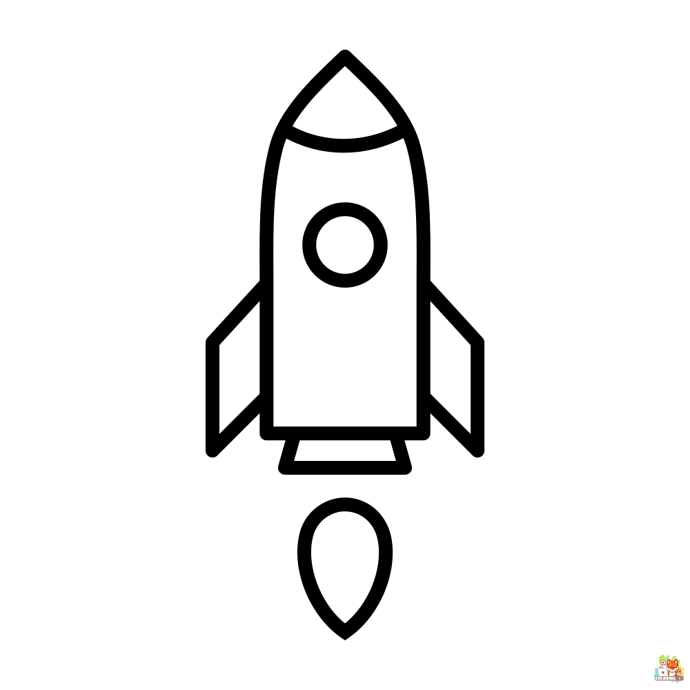 spaceship coloring pages 2