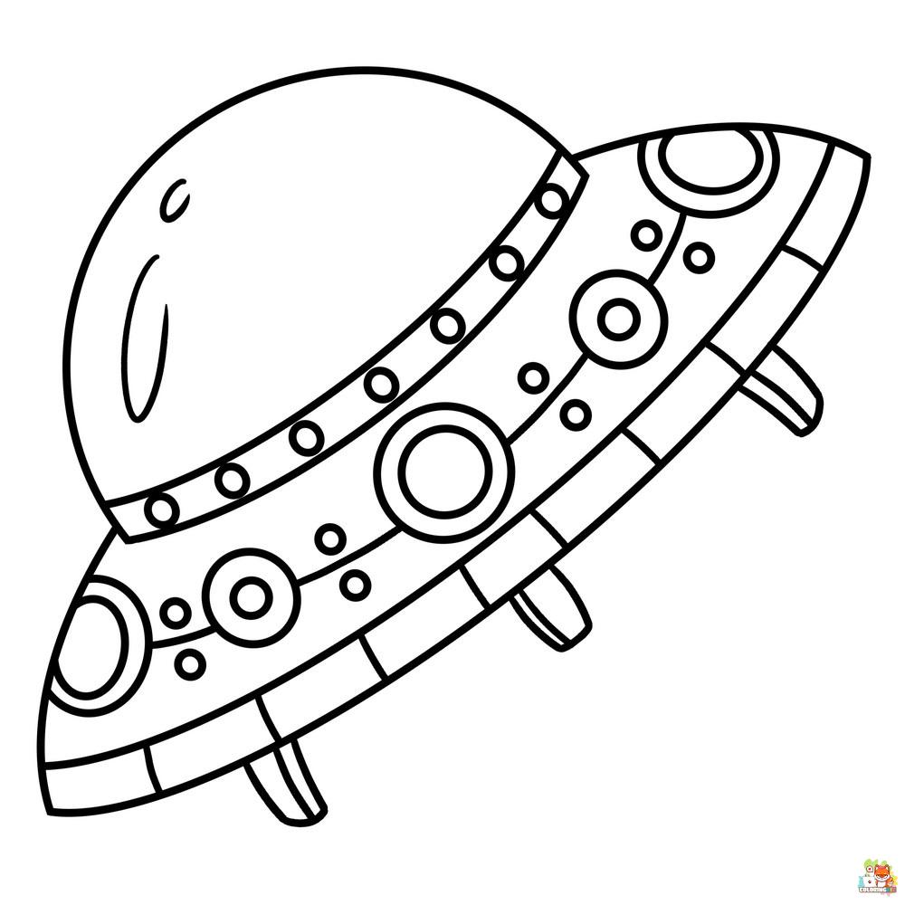 spaceship coloring pages 3