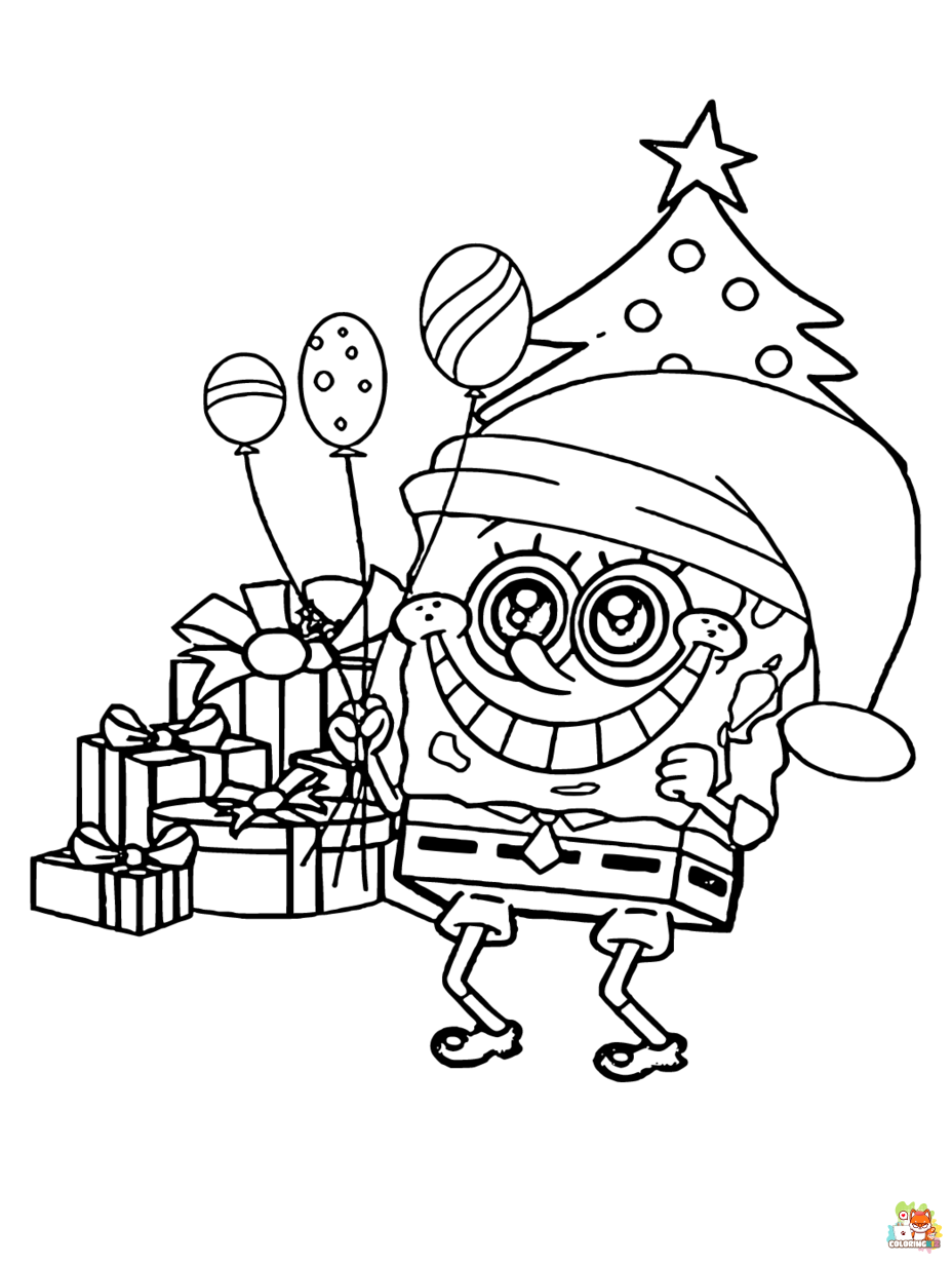 spongebob coloring pages free