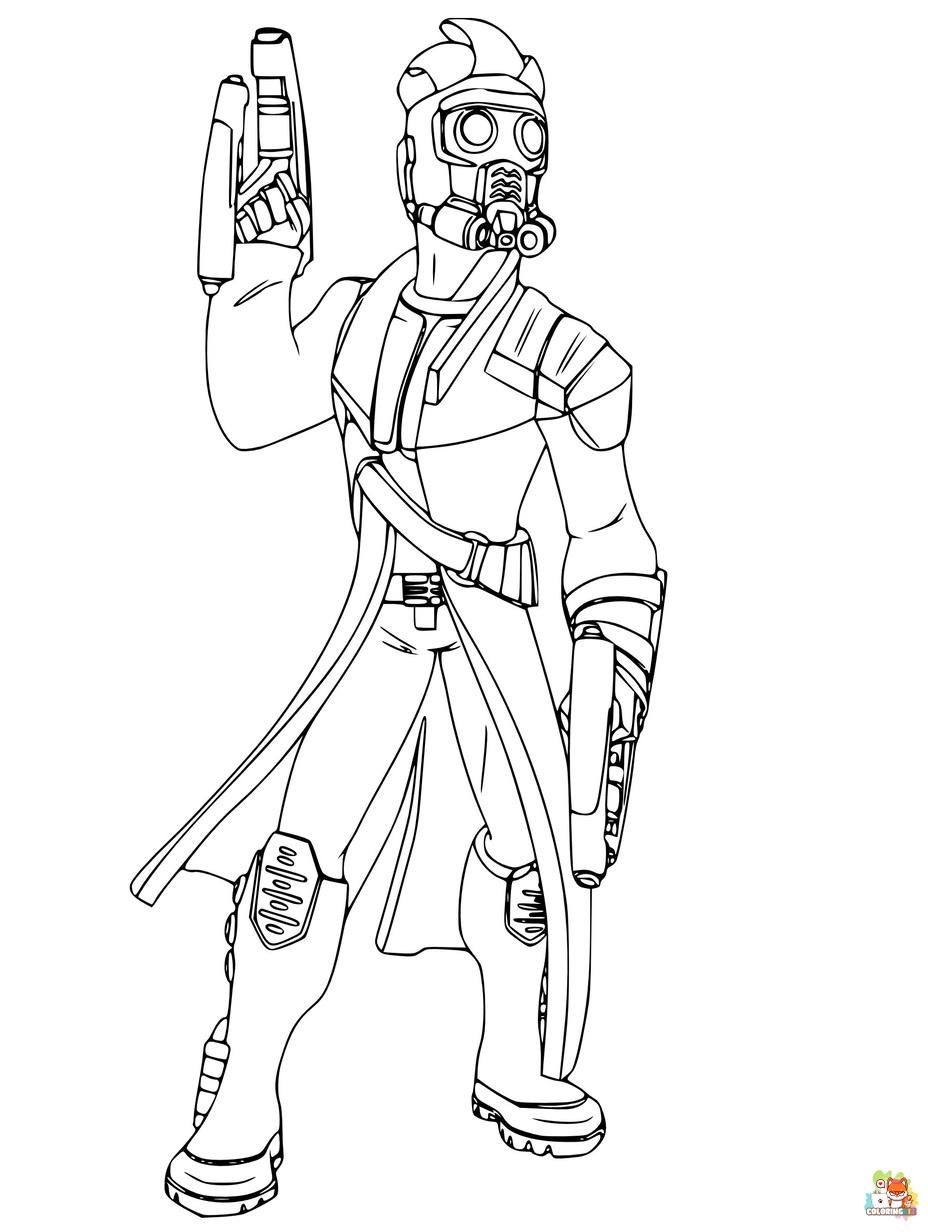 star lord coloring pages 1
