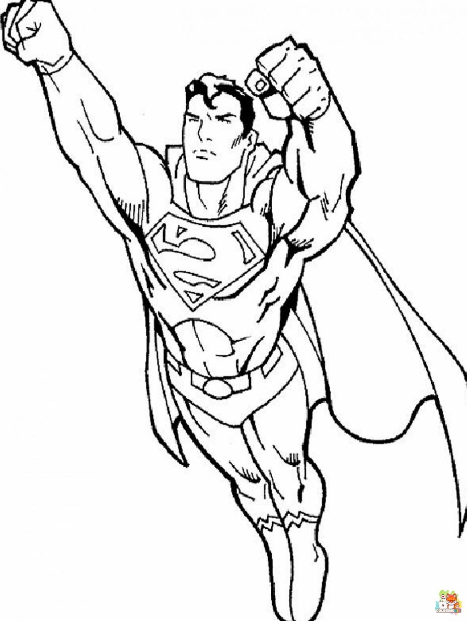 superman coloring pages 1
