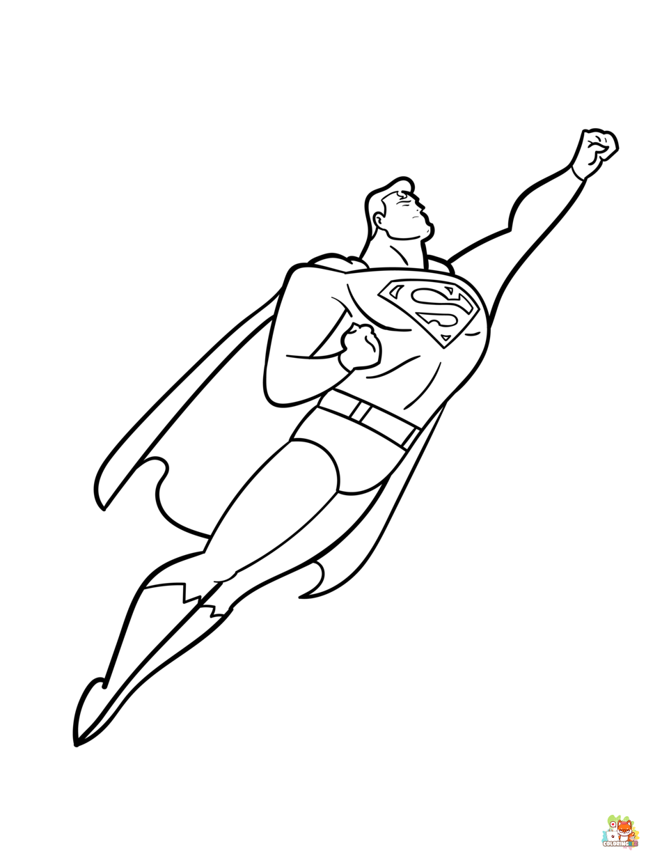 superman coloring pages 2