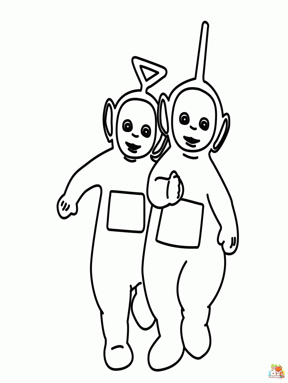 teletubbies coloring pages 1