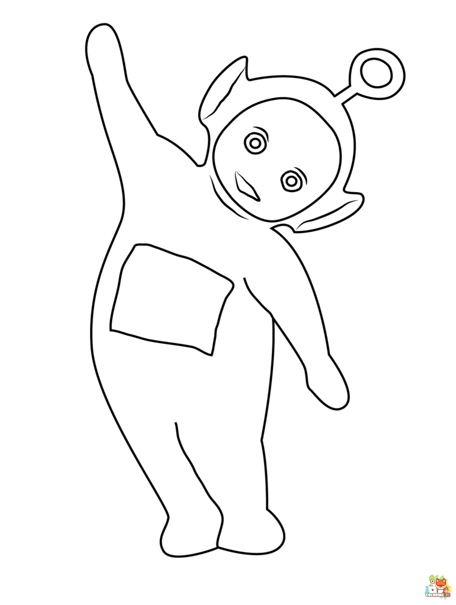 teletubbies coloring pages free