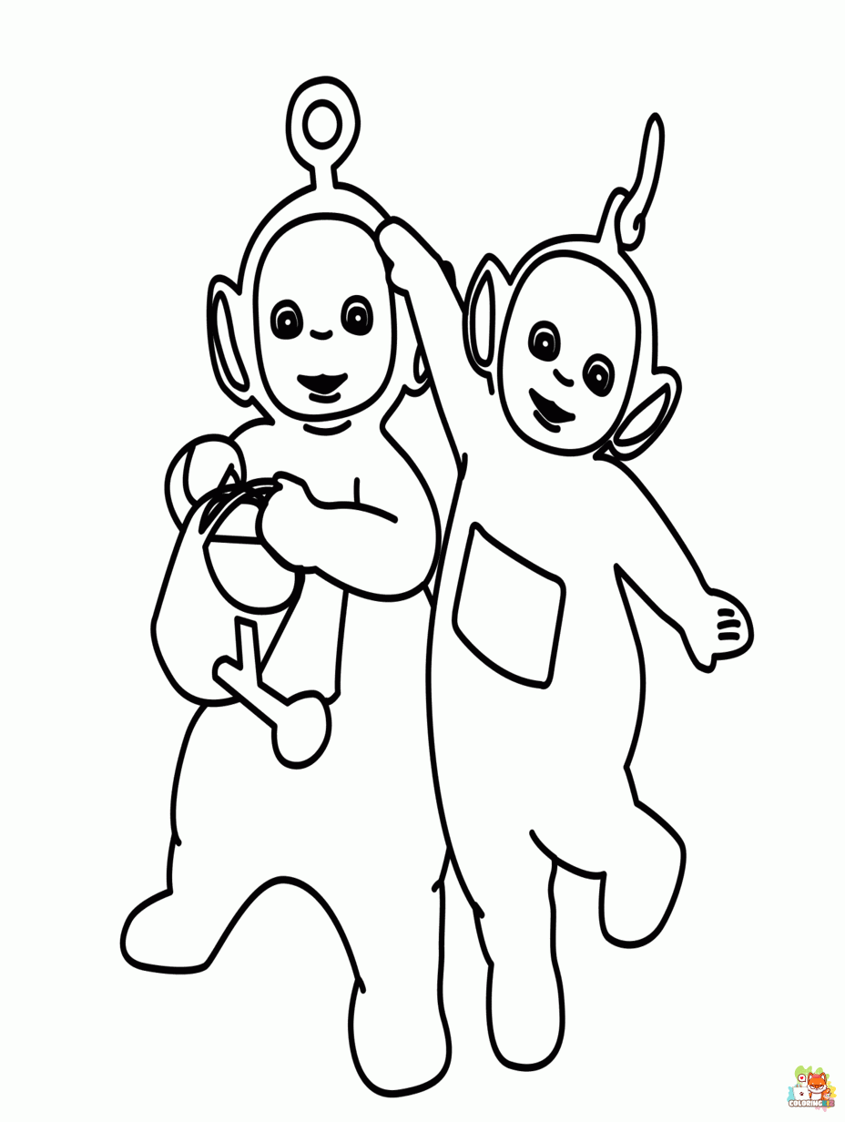teletubbies coloring pages to print
