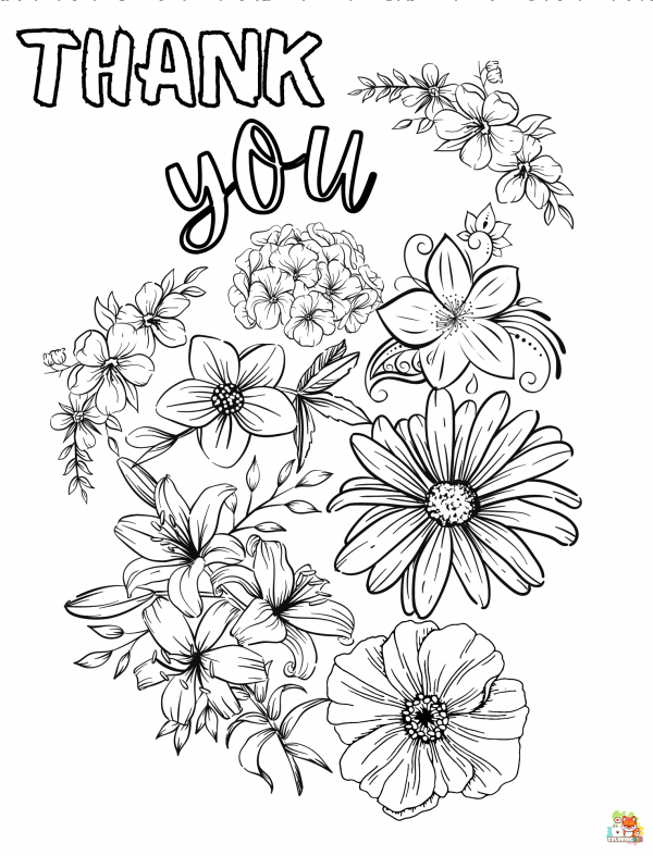 thank you coloring pages 2