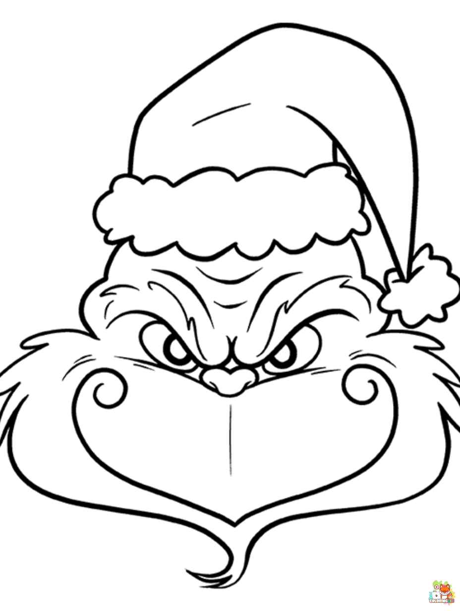 the grinch coloring pages 1