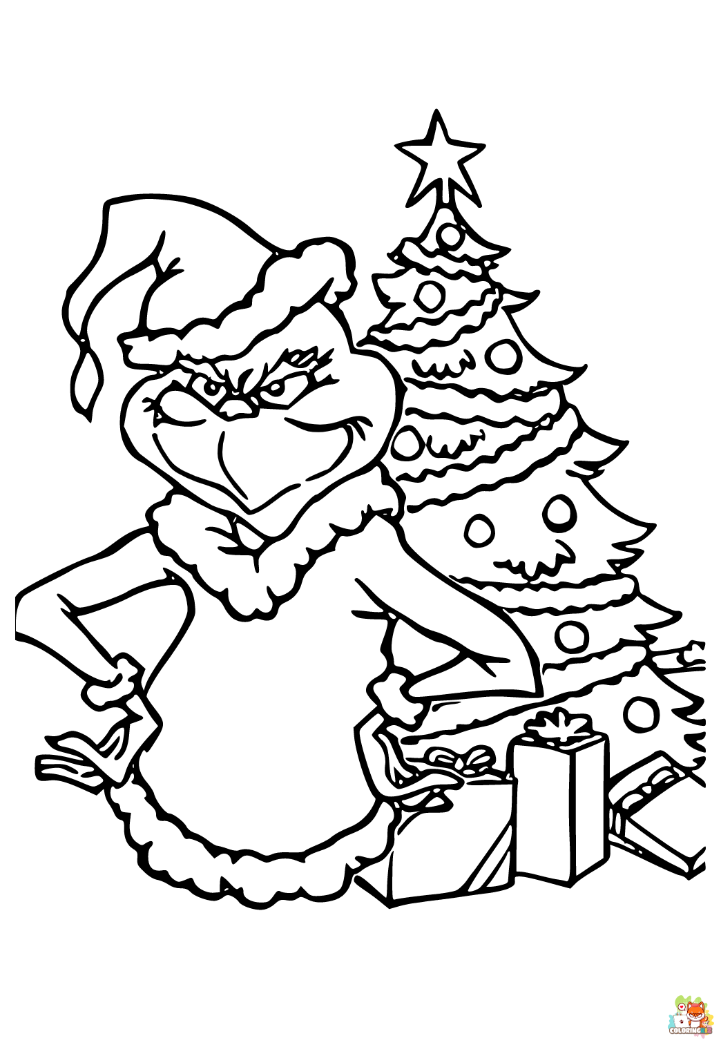 the grinch coloring pages 4