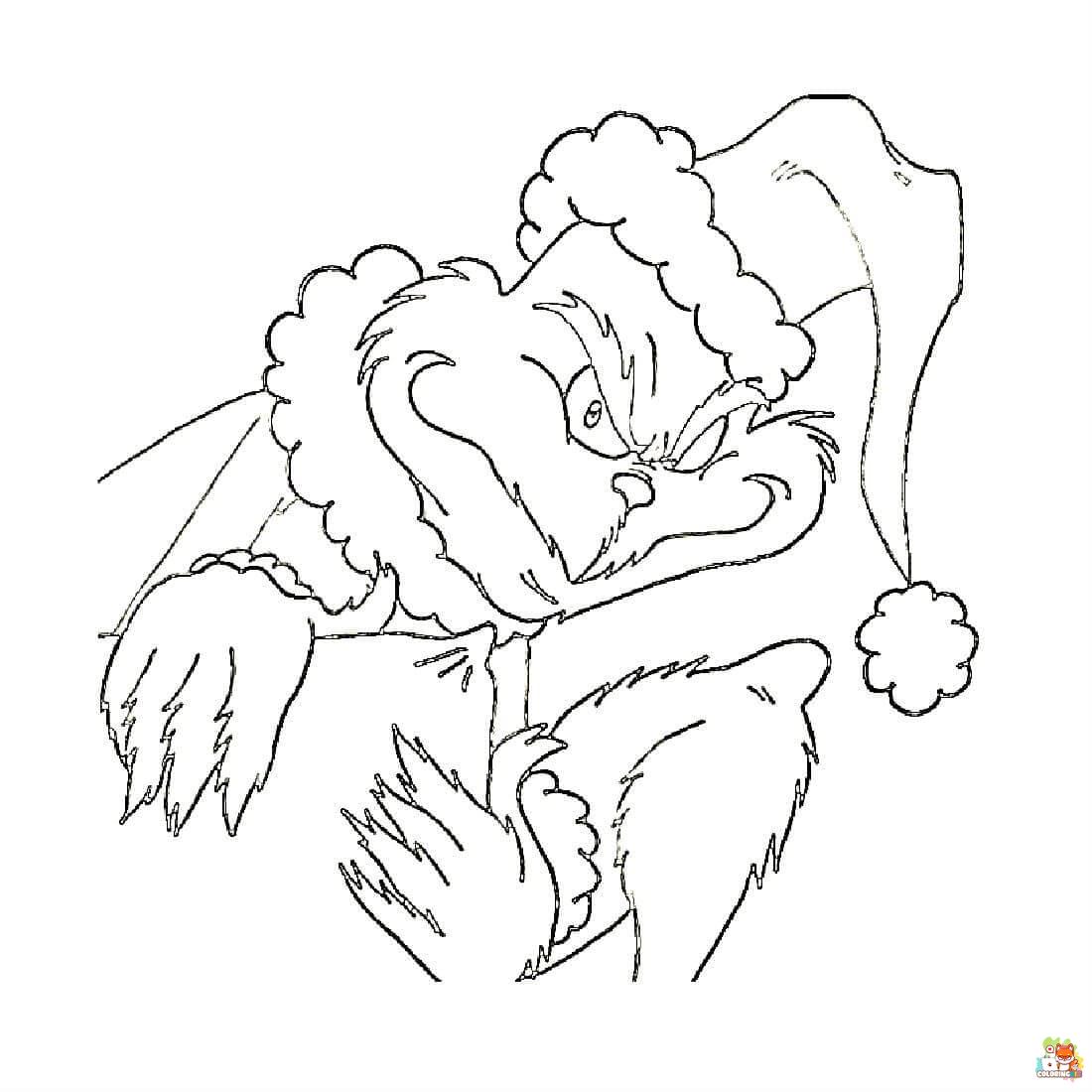 the grinch coloring pages 5