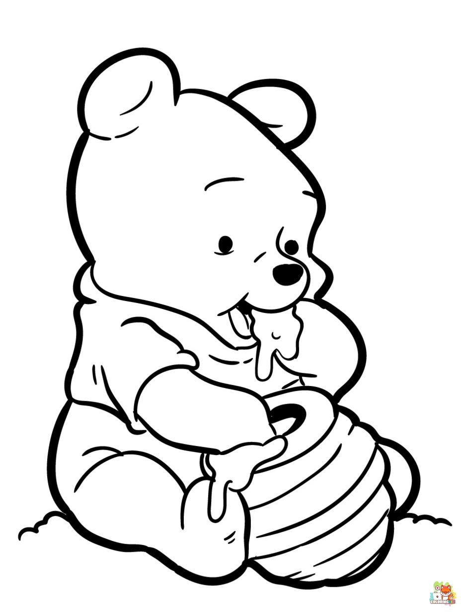 tigger hugging pooh coloring pages to print