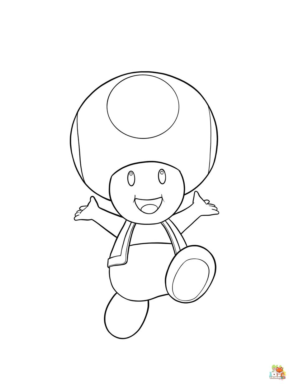 toad coloring pages 1