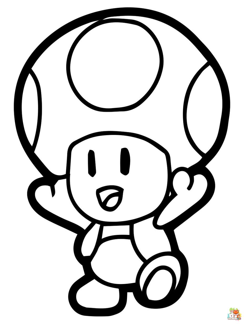 toad coloring pages 2