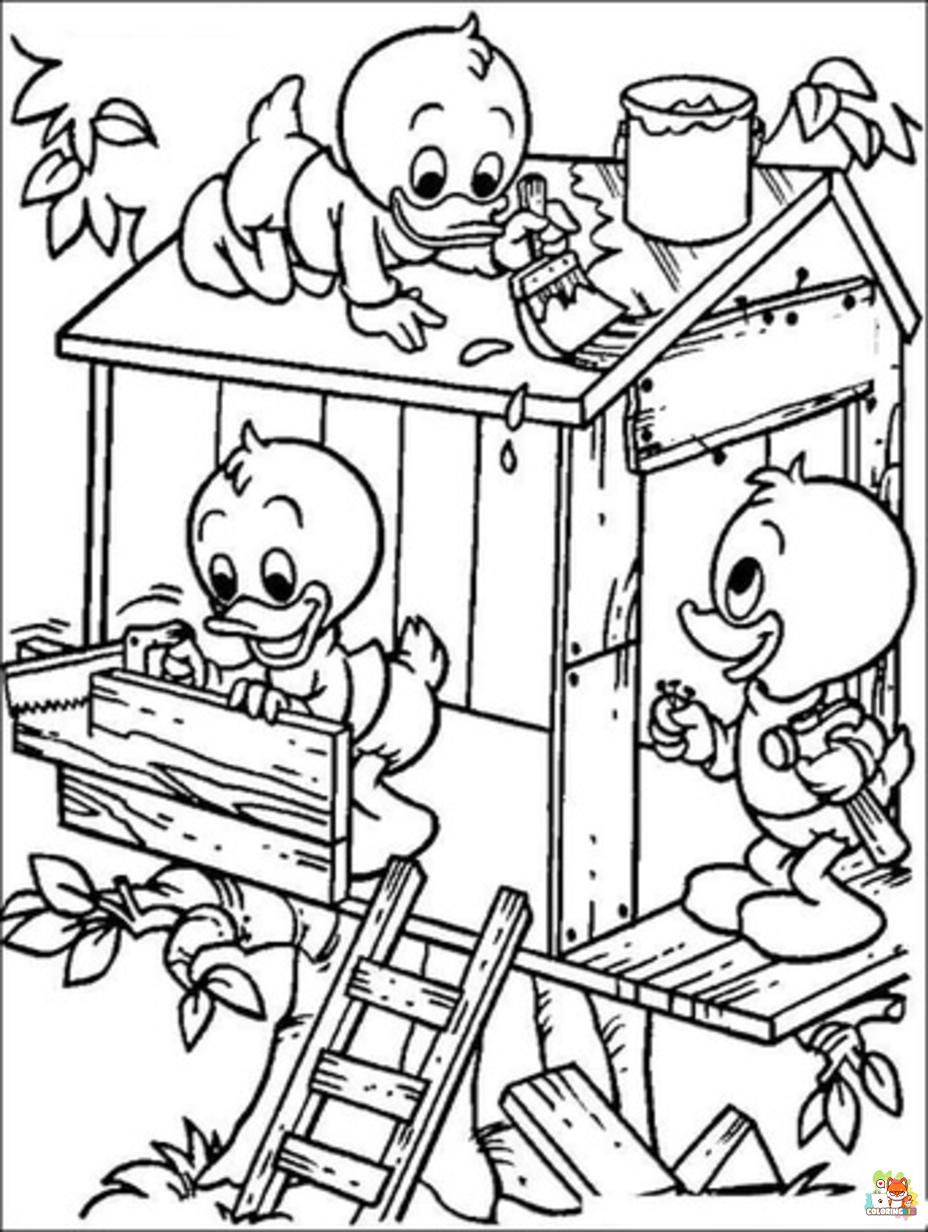 tree house coloring pages 2