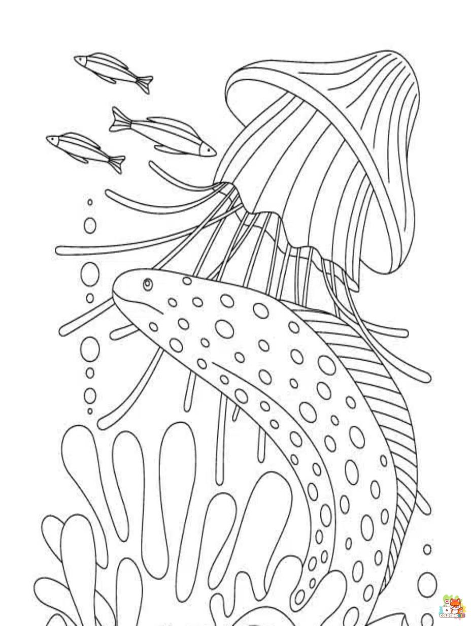 underwater coloring pages 4