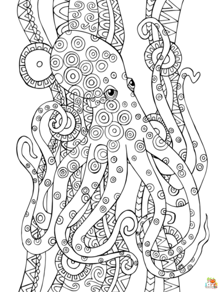underwater coloring pages printable