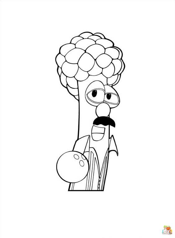 veggie tales coloring pages 5