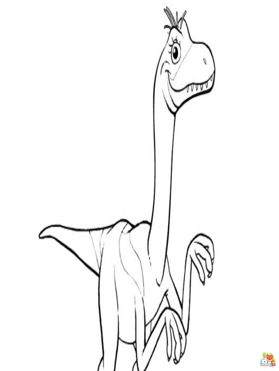 velociraptor coloring pages printable free