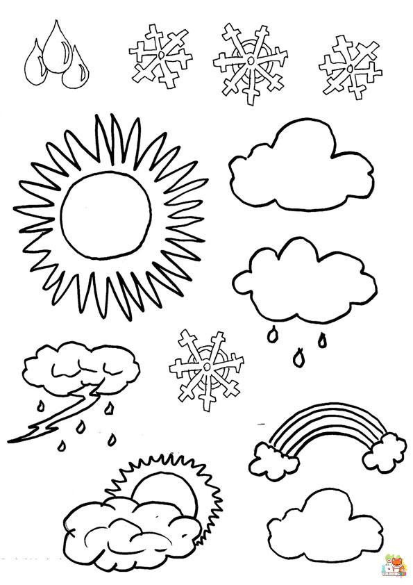 weather coloring pages printable free