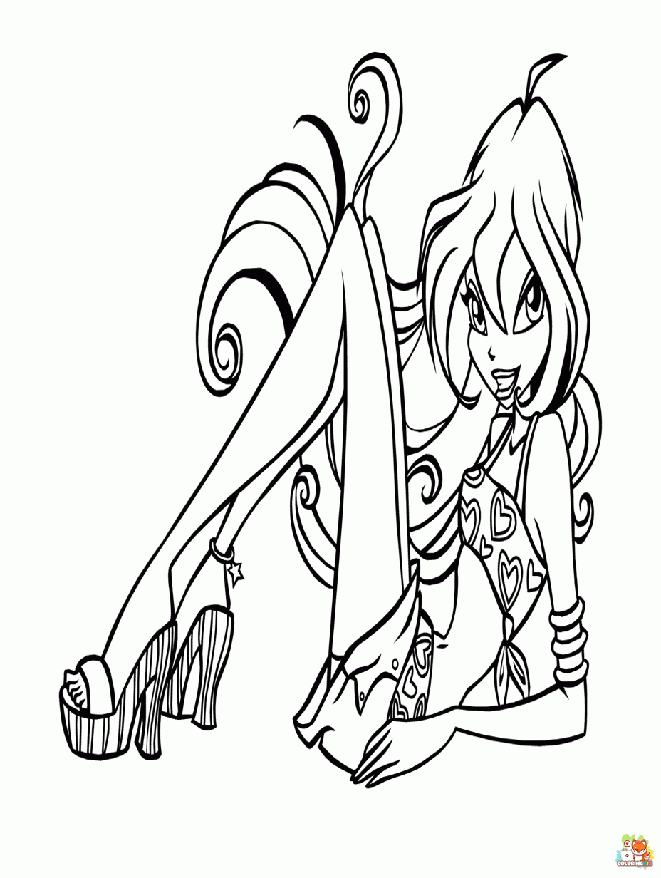winx club coloring pages to print