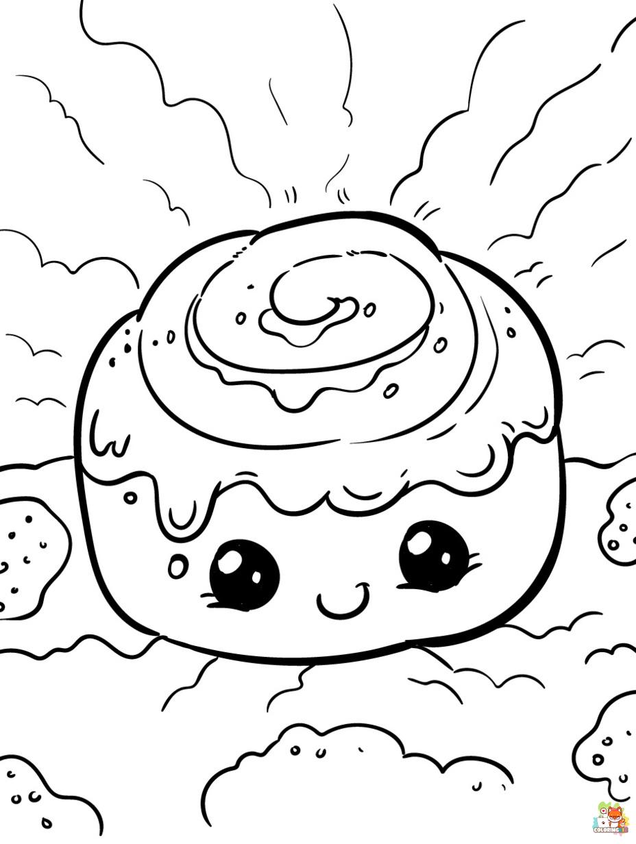 Free kawaii coloring pages for kids