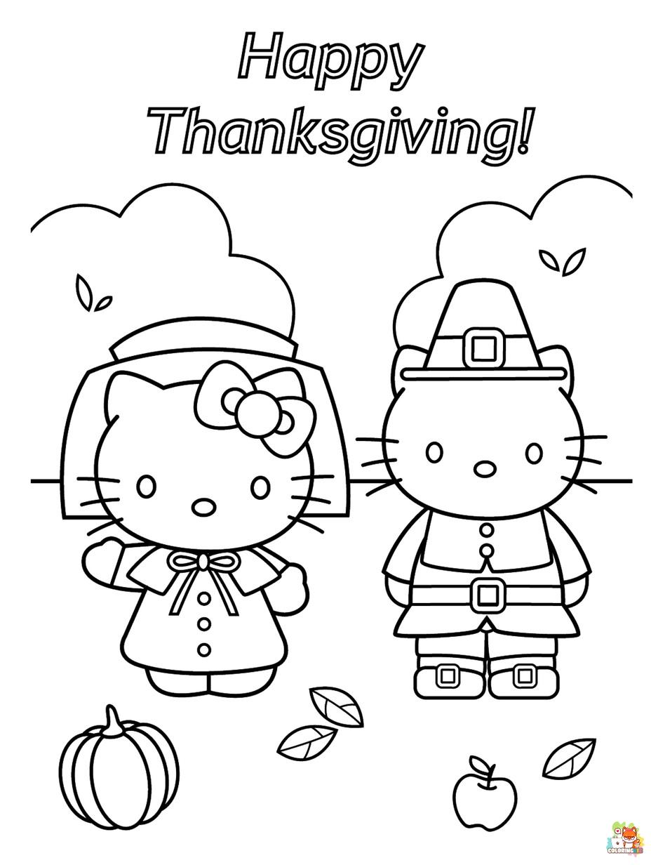 Free thanksgiving disney coloring pages for kids