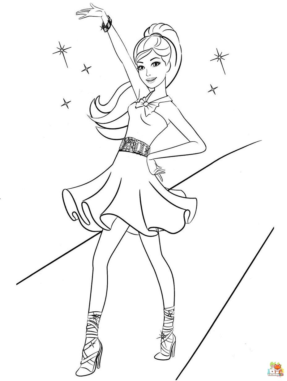 Free topmodel coloring pages for kids