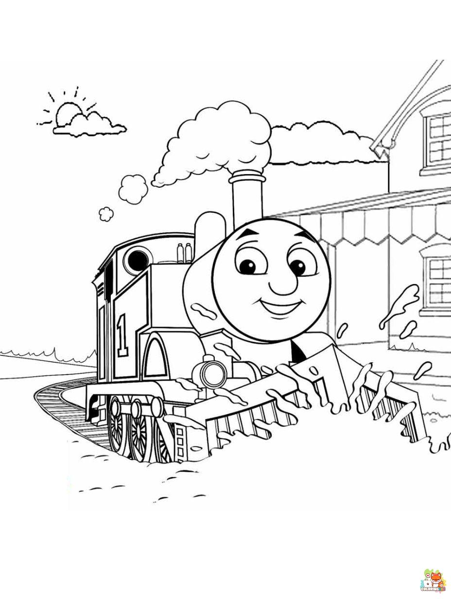Thomas the Train coloring pages free