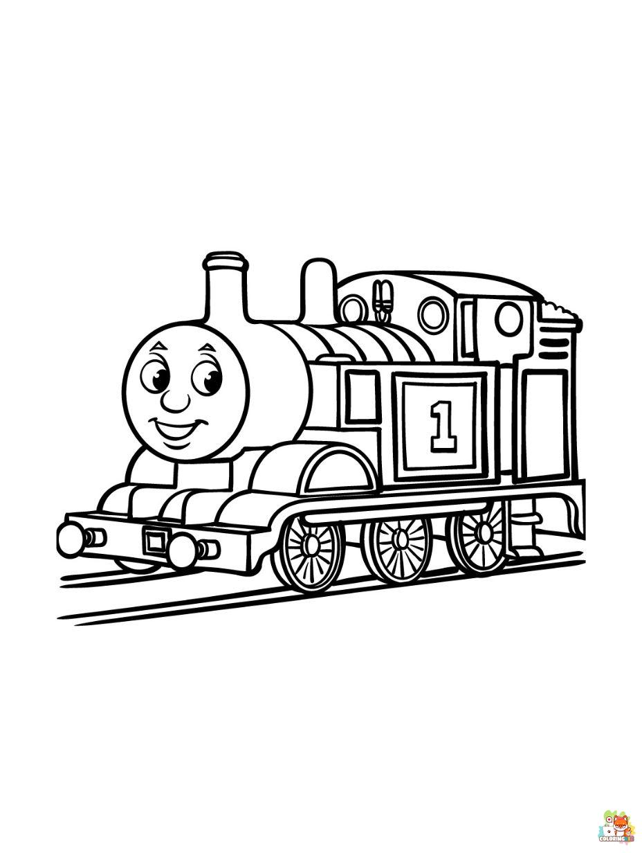 Thomas the Train coloring pages printable