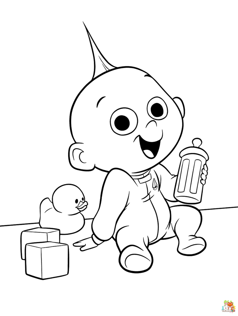 baby coloring pages printable free