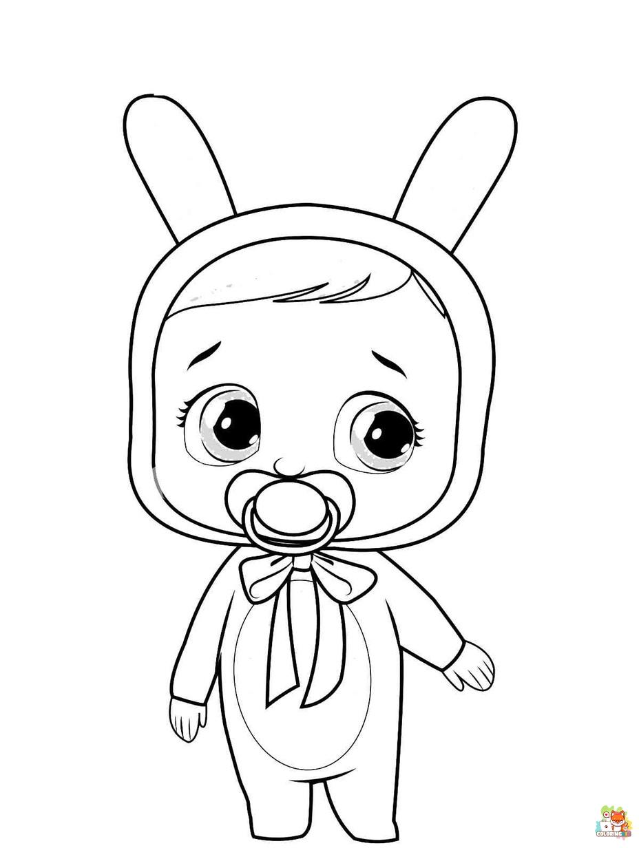baby coloring pages to print