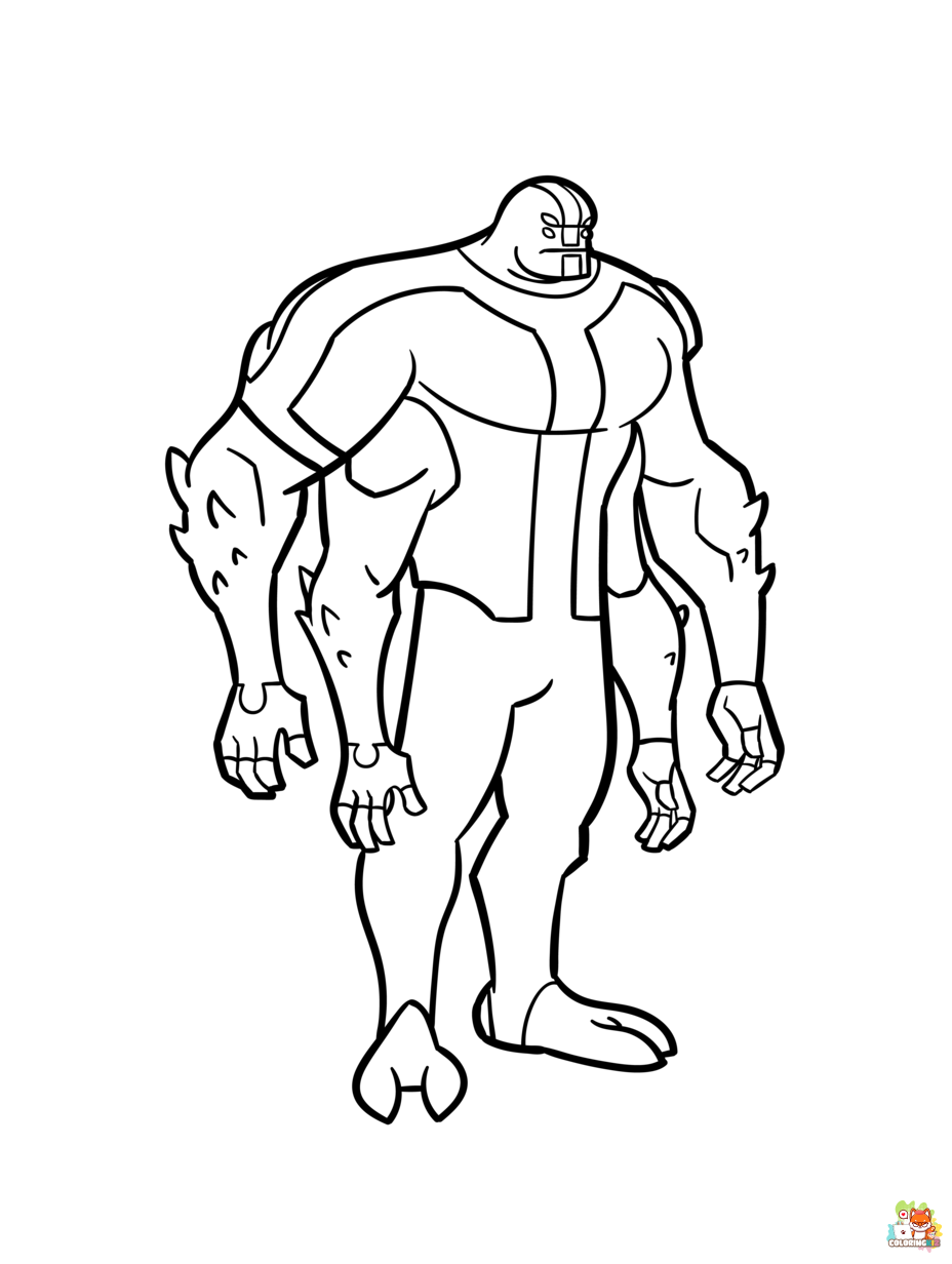 ben 10 coloring pages 2