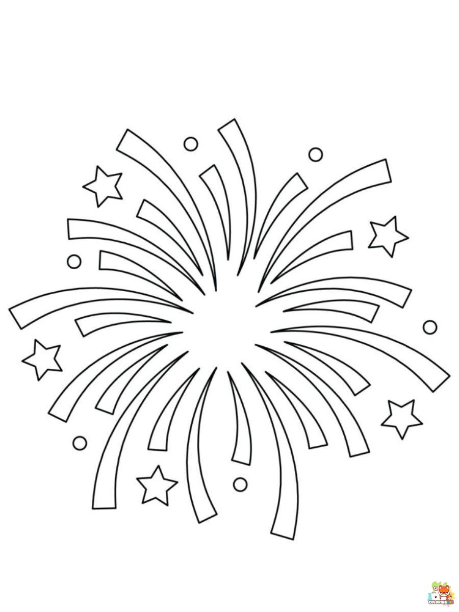 fireworks coloring pages free