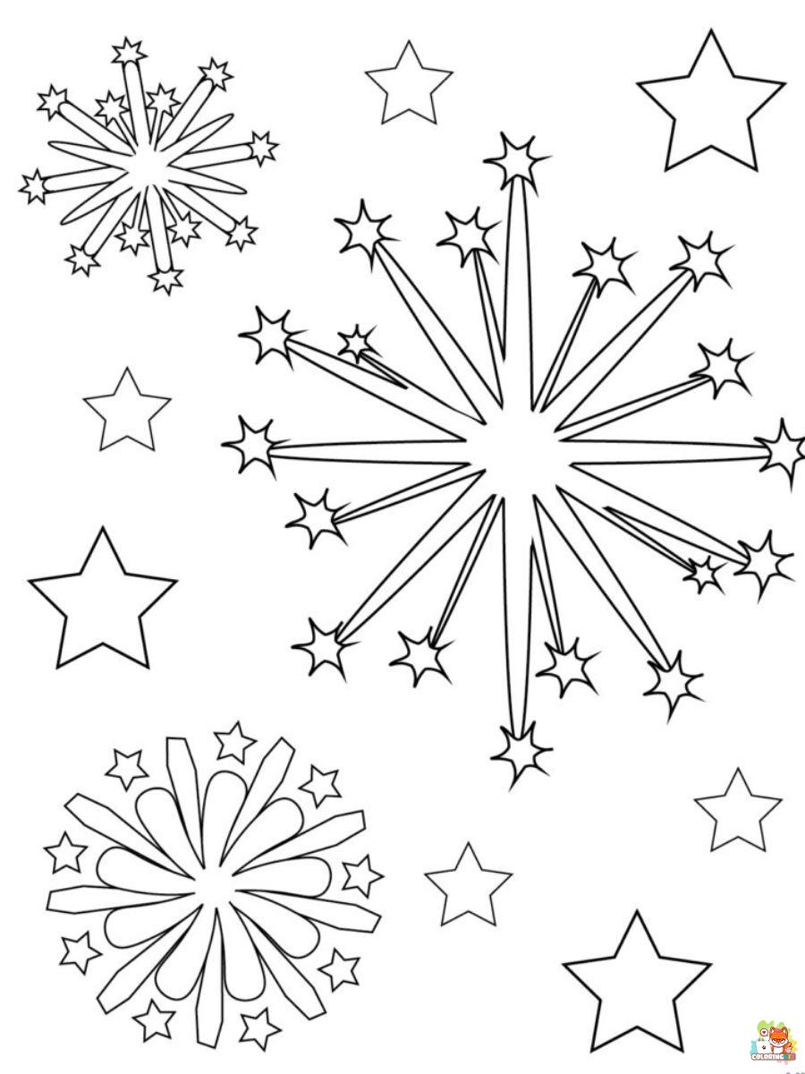 fireworks coloring pages printable free