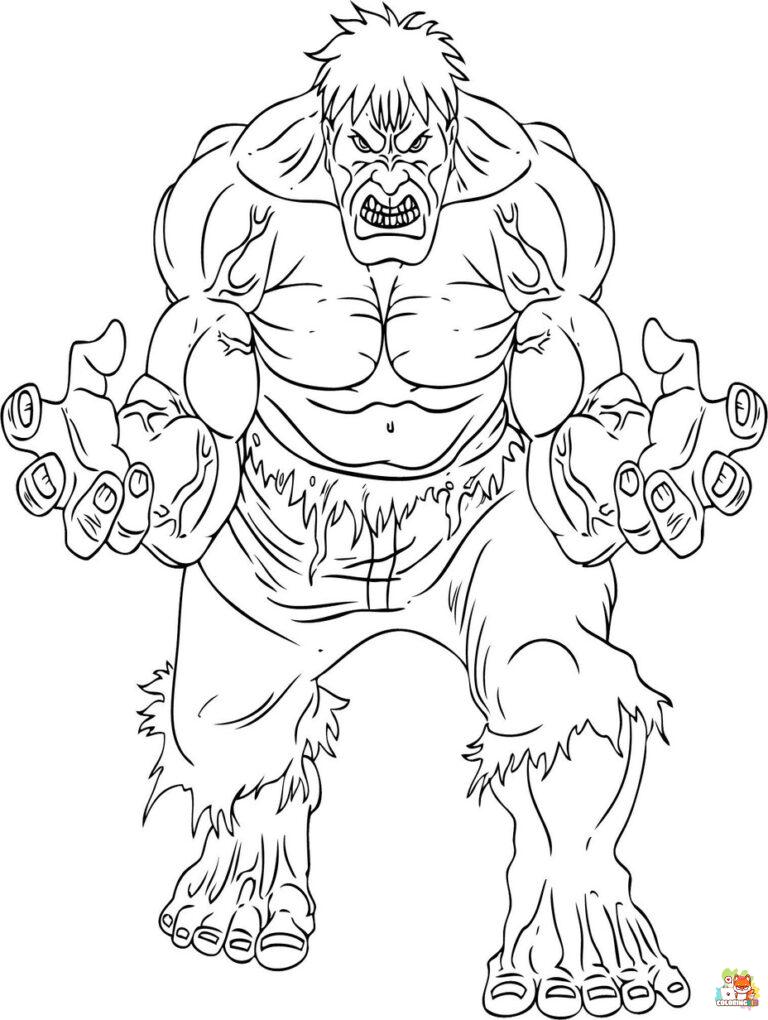 hulk coloring pages 2