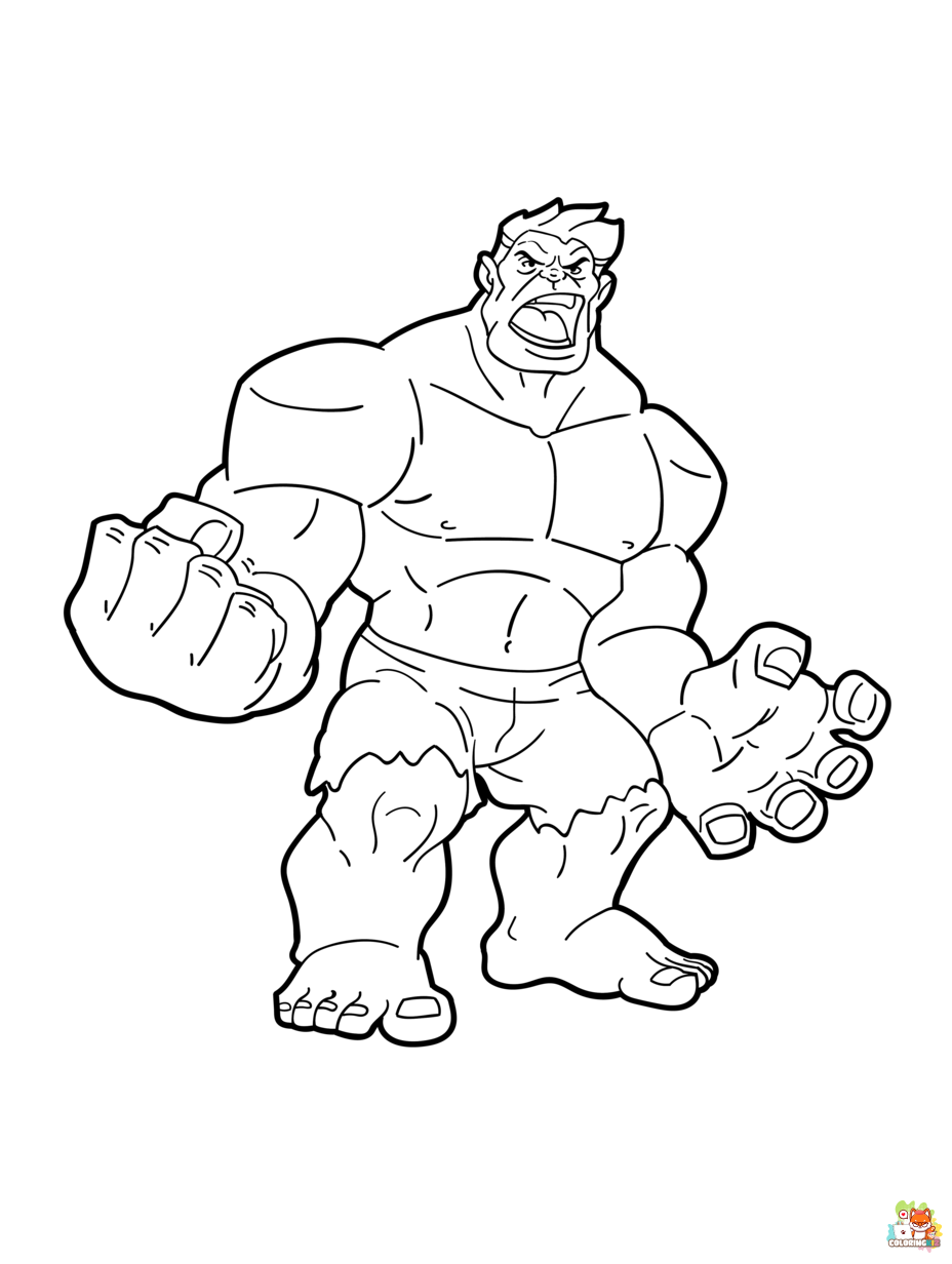 hulk coloring pages 3