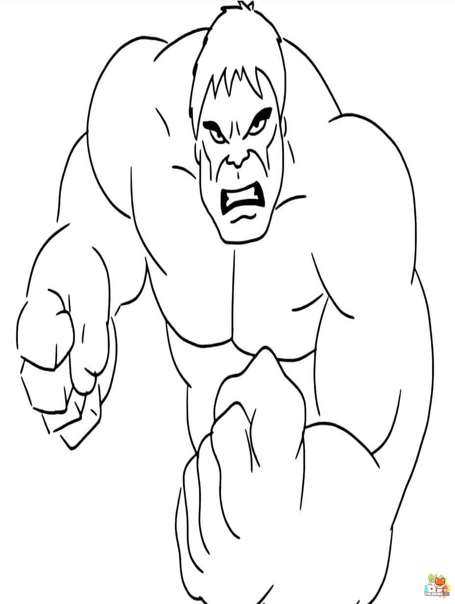 hulk coloring pages to print