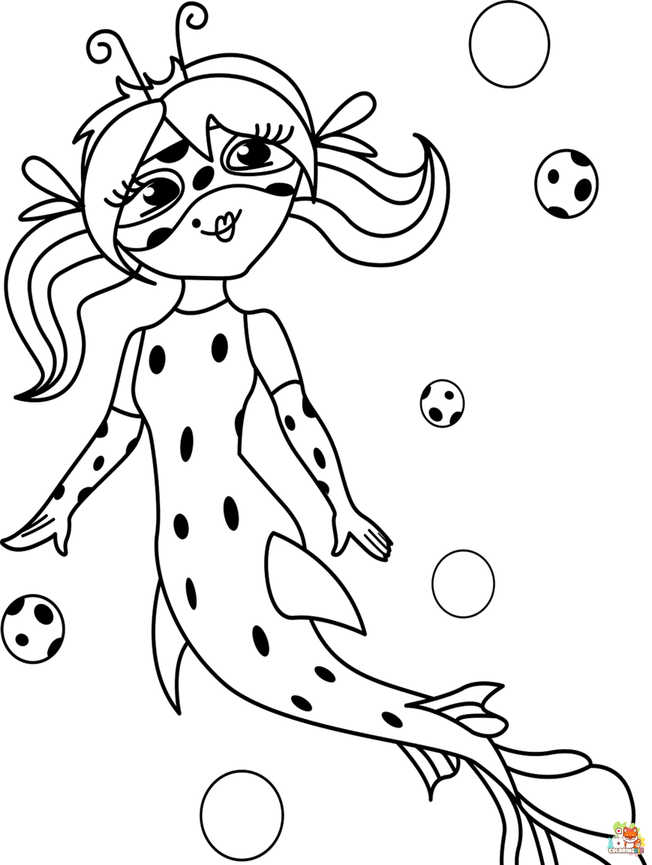 miraculous ladybug coloring pages printable free