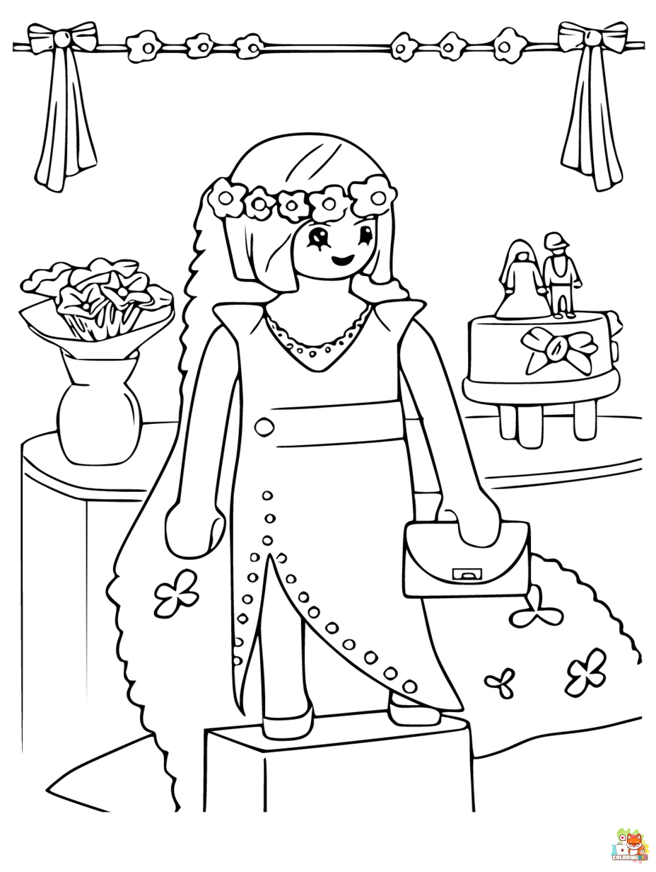 playmobil coloring pages printable free
