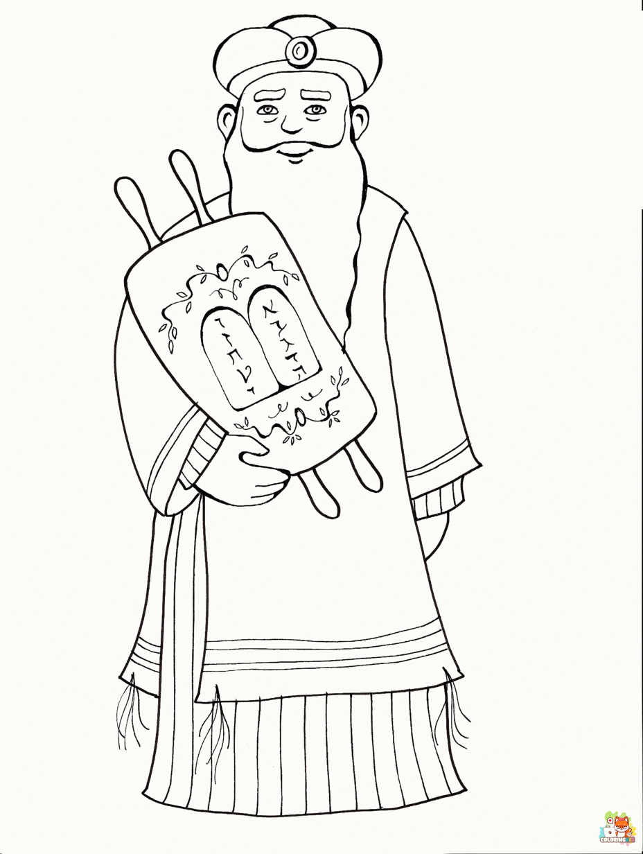purim coloring pages 1