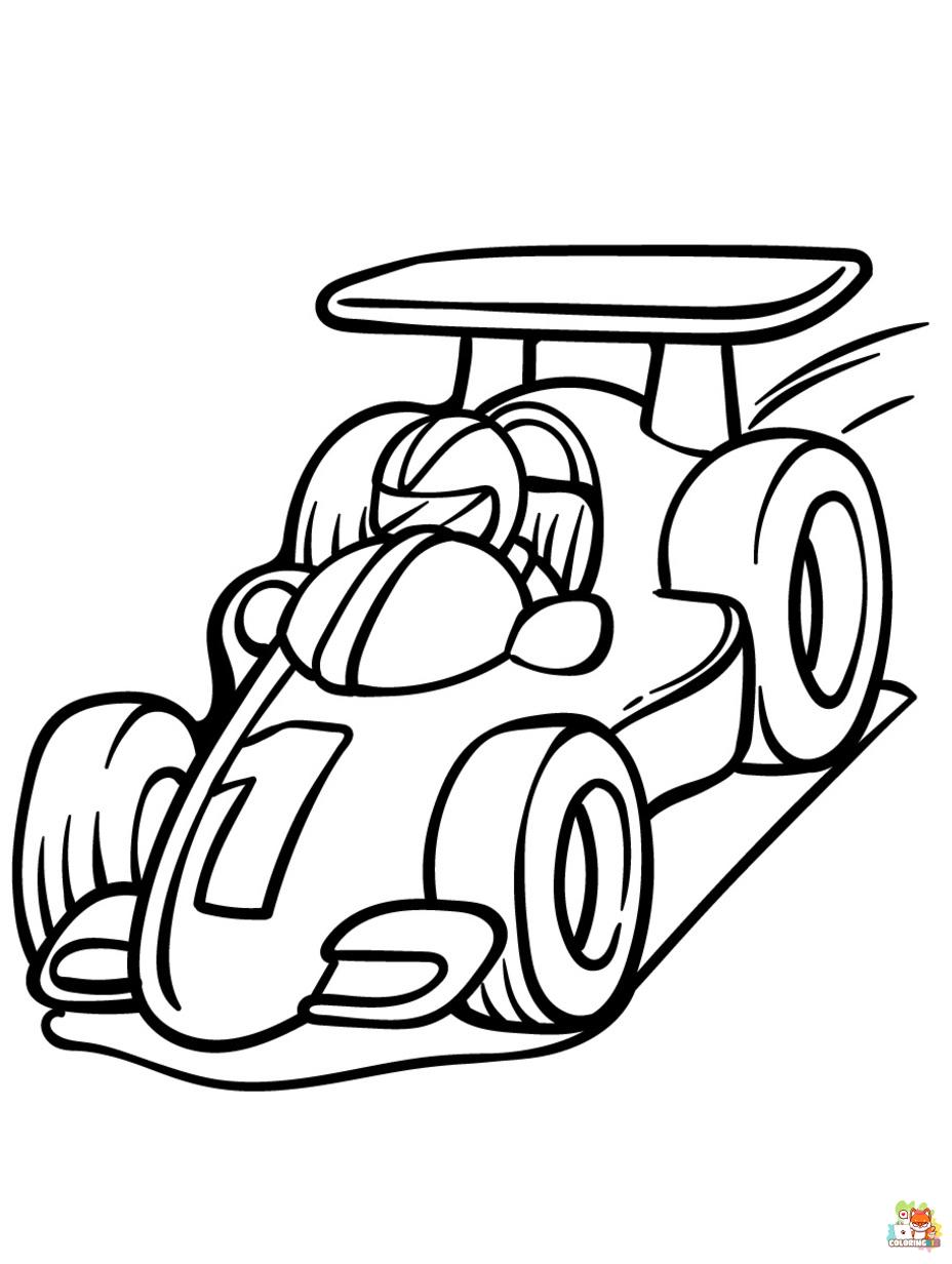 racing car coloring pages 1