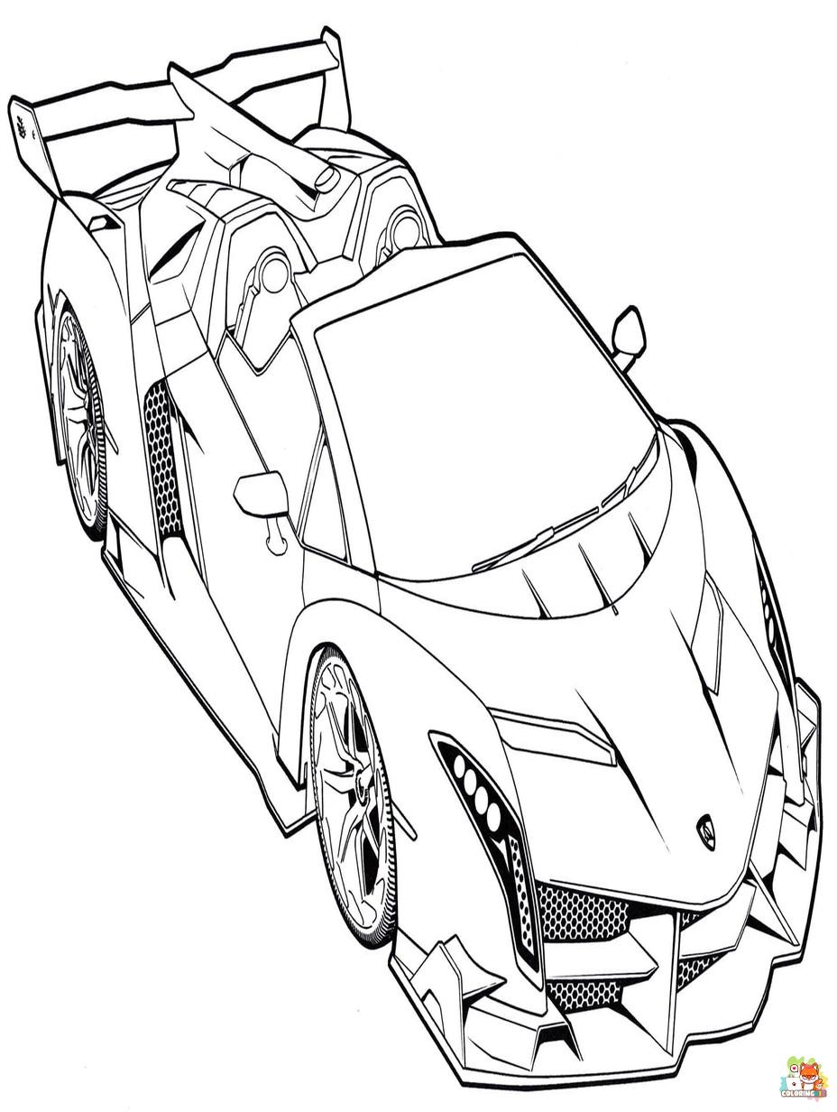racing car coloring pages printable free