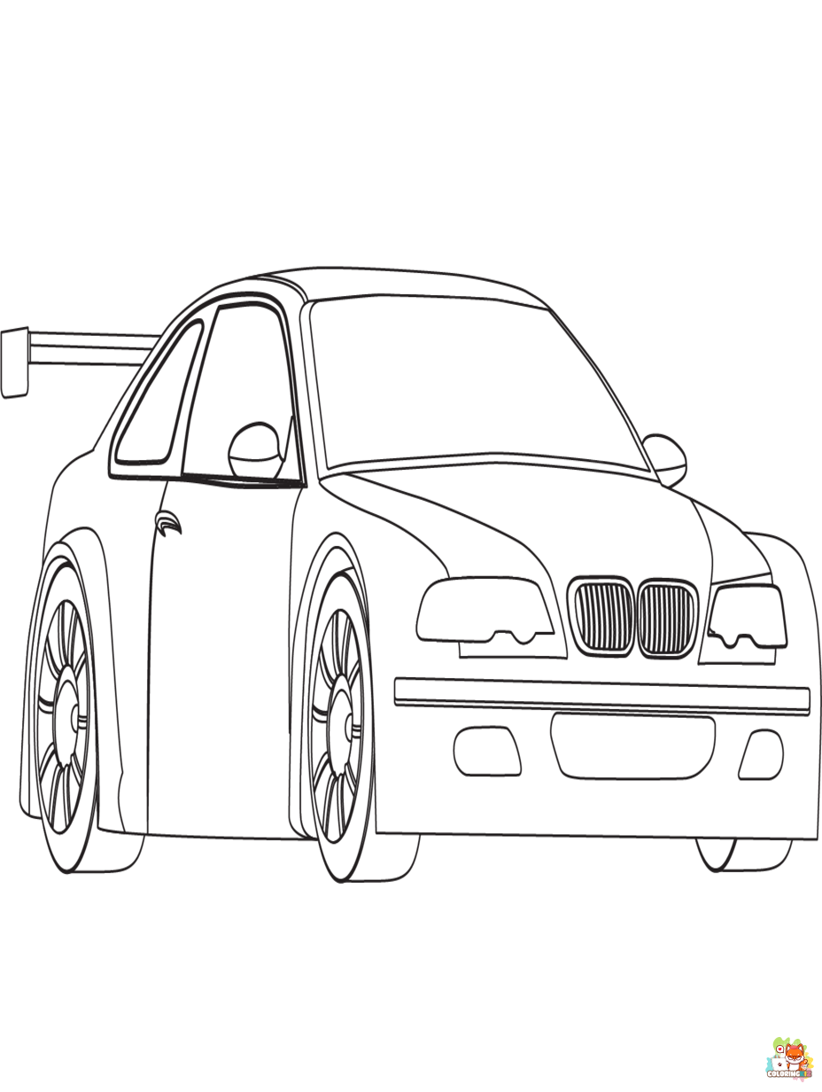 racing car coloring pages printable