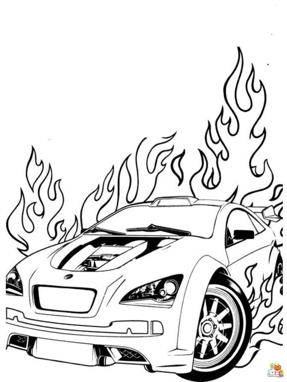 racing car coloring pages to print