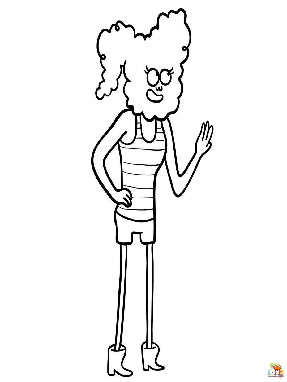regular show coloring pages 1
