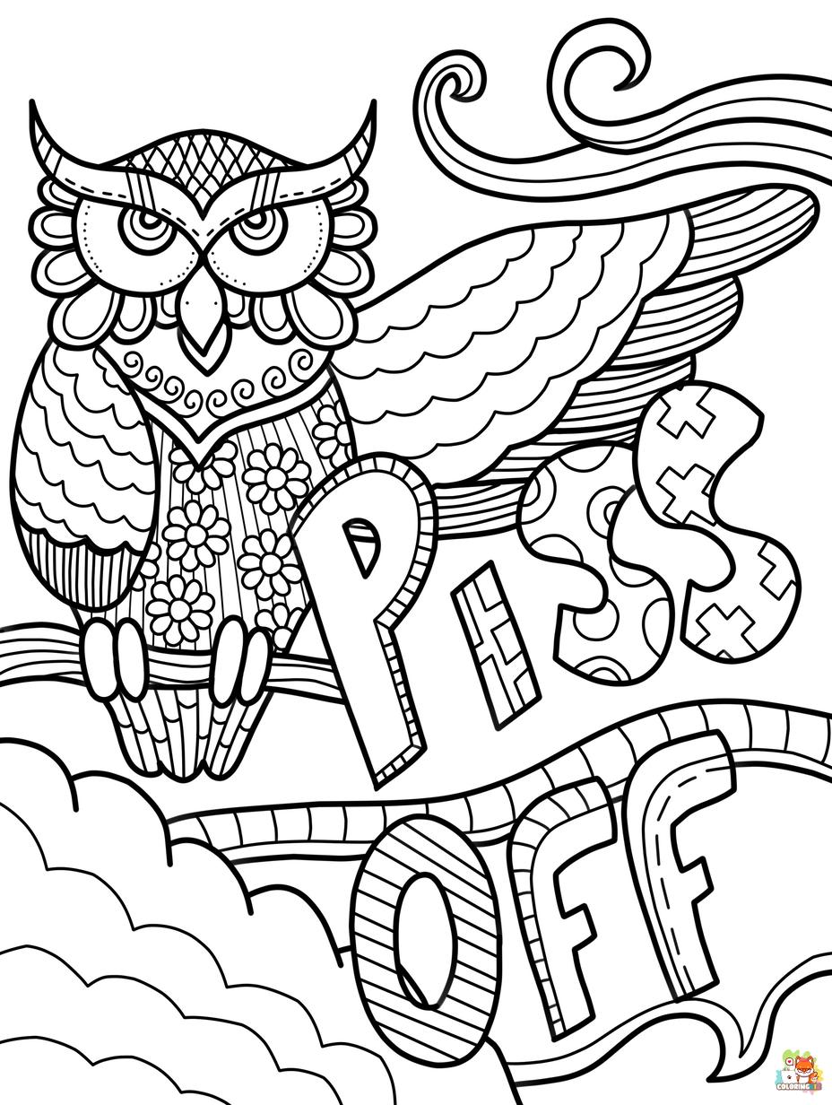 swear word coloring pages 1